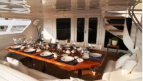 INSPIRATION -  Aft Deck Dinning